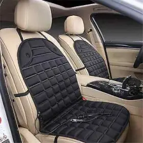 1681584 12v Nonslip Car Heating Seat Cover Pad Heated Cushion Winter Warm Backrest #2