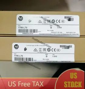1756-l75 Ab Factory Sealed Allen Bradley Ser B Controllogix 32mb Plc Controller