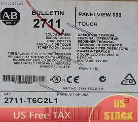 2711-t6c2l1 Ab New Panelview 600 S Ries B Ecran Tactile Dh-485 24vdc