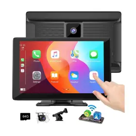 C005p Accfly 10.1 Inch Carplay Screen For Larger Vehicles - Wireless Car Stereo Touchscreen Fo