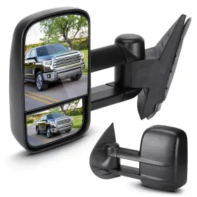 Aetwm028 Aeagle Towing Mirrors For Chevy Gmc 2007-2013 Avalanche Tahoe Sierra Silverado 1500