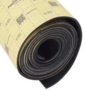 Yy04pm Aggsound 157mil 18sqft Sound Deadener For Cars-auto Closed Cell Foam Noise Deadening M