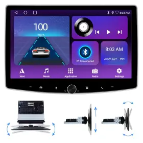 Ainavi 760762576945 Single Din Car Radio Stereo Wireless Carplay&android Auto 10 Inch 2 32g Adju