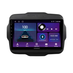 Ainavi 760762577515 9 Inch Car Stereo Upgrade Radio For Jeep Renegade 2015-2020 Wireless Carplay Andr