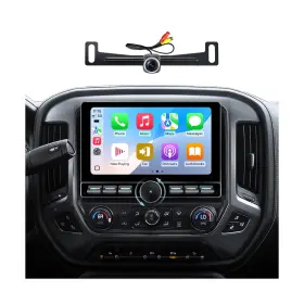 Ainavito 760762577331 10 Inch Qled Android 13 Car Stereo For Chevy Silverado And Gmc Sierra 1500 2500 350