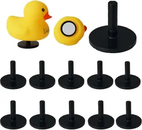 Duck-ek-40 Aklope 10 Pack Rubber Duck Mount Dash Holder For Jeep Flock Locker Stickers Black