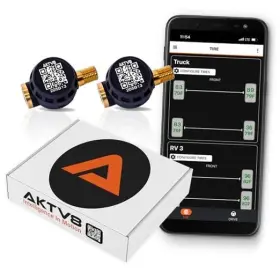 Aktv8 Llc 3052 Pressuretech Wireless Tire Pressure Monitoring Pack Of 2 Flow Thru Sensor Pro