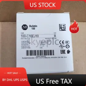 100-c16ej10 Allen-bradley New Contactor 24v Dc Coil Us Free Tax