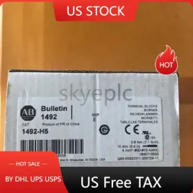 1492-h5 Allen-bradley 1pcs Fusible Terminal Block Red Led Us Free Tax
