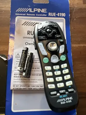 Rue-4190 Alpine Universal Multimedia Remote Control For Receivers Cd Dvd #2