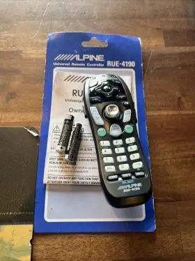 Rue-4190 Alpine Universal Multimedia Remote Control For Receivers Cd Dvd