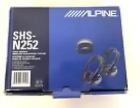 Shs-n252 Alpine Dual Source Wireless Headphone System Rear Back Seat New
