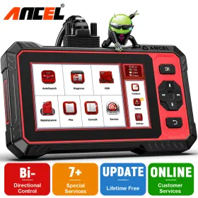 Ds400 Ancel Elite Car Active Test Abs Srs Tcm Obd2 Scanner Diagnostic Scan Tool
