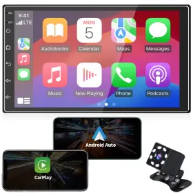 Aw1010 Ankeway Double Din Car Radio Support Wireless Carplay And Android Auto 2g 32