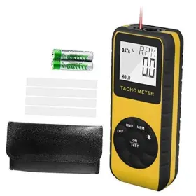 Annmeter 782910434822 Photo Tachometer Non-contact 7.0-99 999 Rpm Speed 1.8 Distance W/ Backlit