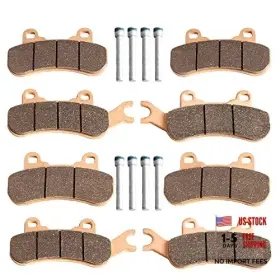 Anodizing Racing Bp054 Brake Pads For Can-am Maverick X3 4x4 Xrs Xds Turbo Max 2017-2023 Heavy Duty