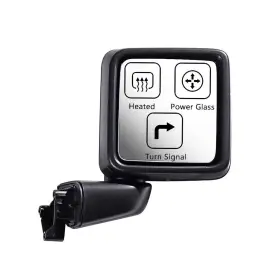 Ch1890ae Anzios Real Glass Heating Side Mirror Plus Amber Turn Signal Light Compatible With 2