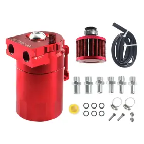 Jyh001 Aociska Aluminum Oil Catch Can Baffled Kit 300ml Reservoi... Fast Ship