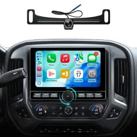 Apexnav 610371337355 10 Inch Qled Android 13 Car Stereo For Chevy Silverado And Gmc Sierra 1500 2500 350