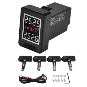 Aramoxeh1gdt6kq3 Aramox Car Tire Pressure Sensor Monitor System With 4 Internal