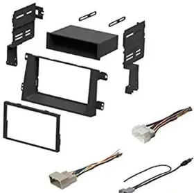 Asc 090222849518 Single Or Double Din Car Stereo Install Kit Wire Harness And Antenna Adapte