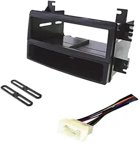 Asc Audio 027132757671 Single Din Car Stereo Radio Install Kit And Wire Harness -made For Hyundai An
