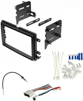 0409mustangforddd5521cr10acc Asc Audio Double Din Car Stereo Radio Kit Wire Harness Antenna Adapter And Install P