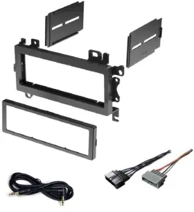 Ci-x5wh-4mbx Asc Audio Car Stereo Dash Kit And Wire Harness For Installing A New Single Din Radio Fo