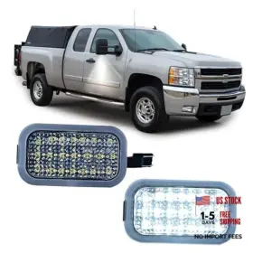 V18411607 Atledlt Led Mirror Puddle Light Compatible With 09-13 Sierra/silverado 2500hd 3500hd