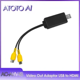 Aiacahv48ai2423 Atoto Ai Video Out Adaptor Usb To Rca For S8 Gen 2 And A6pf Not 1 F7 Sa102 A6y