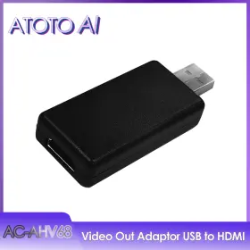 Aiacahv68ai2463 Atoto Ai Video Out Adaptor Usb To Hdmi For S8 Gen2 A6pf Not Gen1 F7 Sa102 A6y/kl