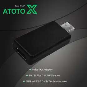 Atxacahv68ai2463 Atoto X For S8 Gen2 A6pf Not Gen1 F7 Sa102 A6y/kl Video Out Adaptor Usb To Hdmi