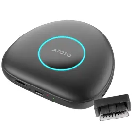 Cb6d-bk-s01-1 Atotoselect Wireless Carplay Adapter Android Ai Box For Car Stereos Wired Carplay/aa 8gb
