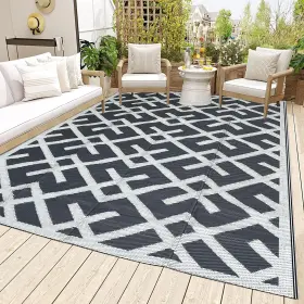 Autel 313109138162 5ft X 8ft Outdoor Rug For Patio Reversible Plastic Waterproof Rugs Clearance Mat