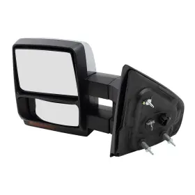 Aa-3338-2025l Autoandart Drivers Power Tow Side Mirror Heated Memory Signal Puddle Lamp Chrome Cover R