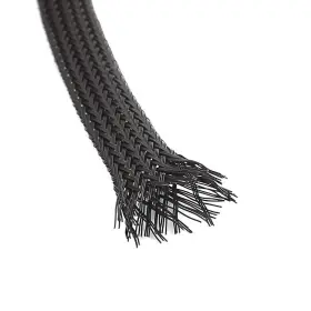 Automall Tech 602451438250 16m/52.5ft Long 8mm Width Black Car Audio Polyester Sleeving Cable Cover Coil #2