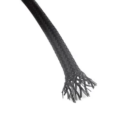 Automall Tech 602451469476 21m/68.9ft Long 4mm/0.15 Inch Thick Black Car Audio Polyester Sleeving Cable Cover #2