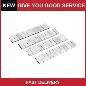 Automall Tech 680811579638 4x Auto Wheel Balancing Balance Weights Sticker Silver Tone Motorcycle Truck Van