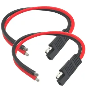 Ayecehi 729257023081 Sae Connector Cable - 2 Pin Quick Disconnect Plug Automotive Extension For M