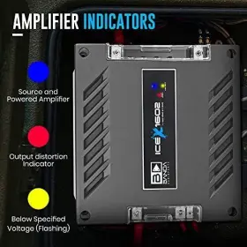 Icex1600.2 Banda Audioparts 1-channel Vehicle Audio Bass Amplifier - 1900 Watts High-powered Mono #3