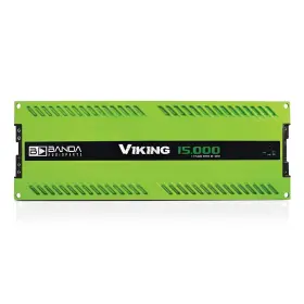 Viking15000green Banda Audioparts 1-channel Vehicle Audio Bass Amplifier High Powered Mono