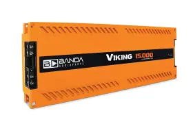 Viking15000orang Banda Audioparts 1-ch Vehicle Audio Bass Amplifier - High-powered Mono