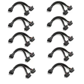 Bbfly-b6 Bbfly B6ikhj Obd Ii Obd2 16 Pin Splitter Extension 1x Male And 2x Female Extensio