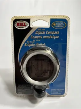 Bell 076027290007 29000 Deluxe Digital Lighted Compass For Auto Car Truck Atv