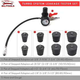 B1n99201 Bilitools 9-piece Turbo System Leakage Tester Set Leak #3