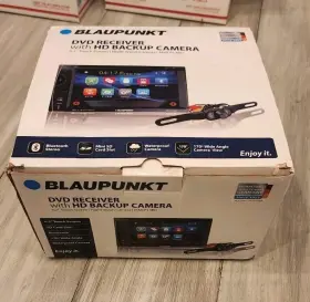 Mmlp13bd Blaupunkt 6.2 Inch D.din Touchscreen Am/fm/dvd/bt With Backup Camera New Open Box