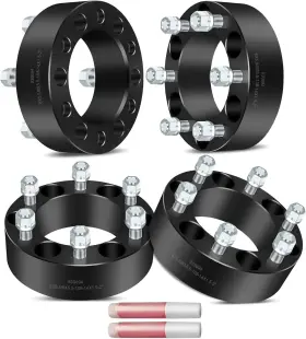 839694-gdsmotu-2 Branded 2 Inch Wheel Spacers 6 Lug - 6x5.5 108mm Hb 14x1.5 Studs Fit For