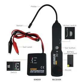 E04-036 Branded Rastreador De Cortos Circuito Carros Buscador/detector Cables Automotriz #3