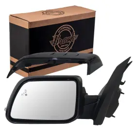 3337-5071l Brock Drivers Power Side View Mirror Heated Memory Signal Puddle Lamp With Blind Spot