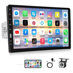Q3508 Camecho Single Din Car Stereo With Bluetooth 9 Inch Hd Touch Screen B